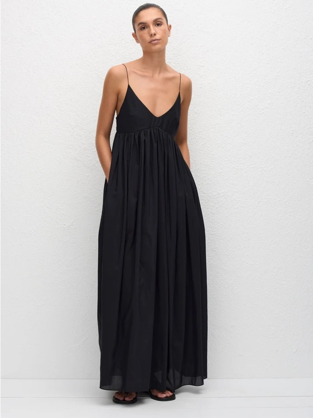 Matteau Voluminous Bralette Dress In Black Size 2